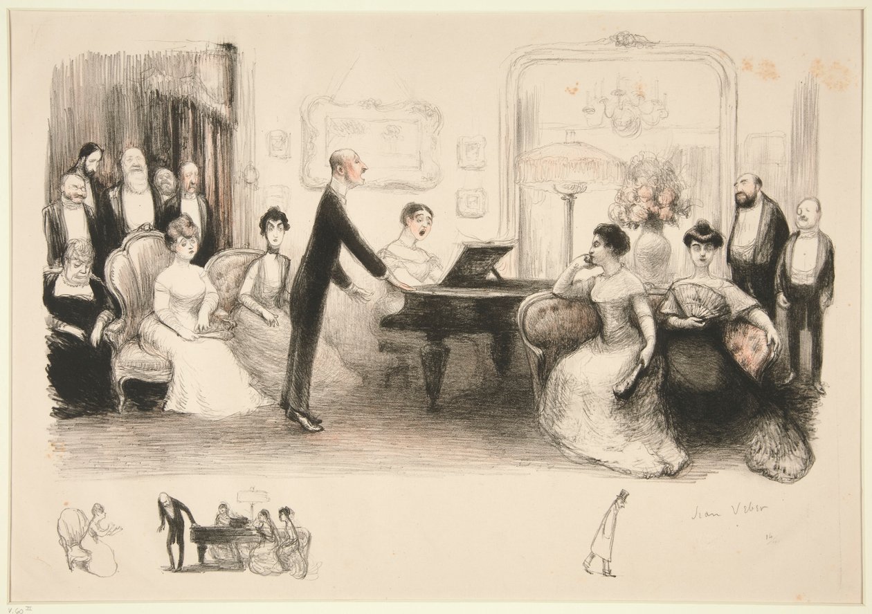 La soiree bourgeoise 作者 让·韦伯