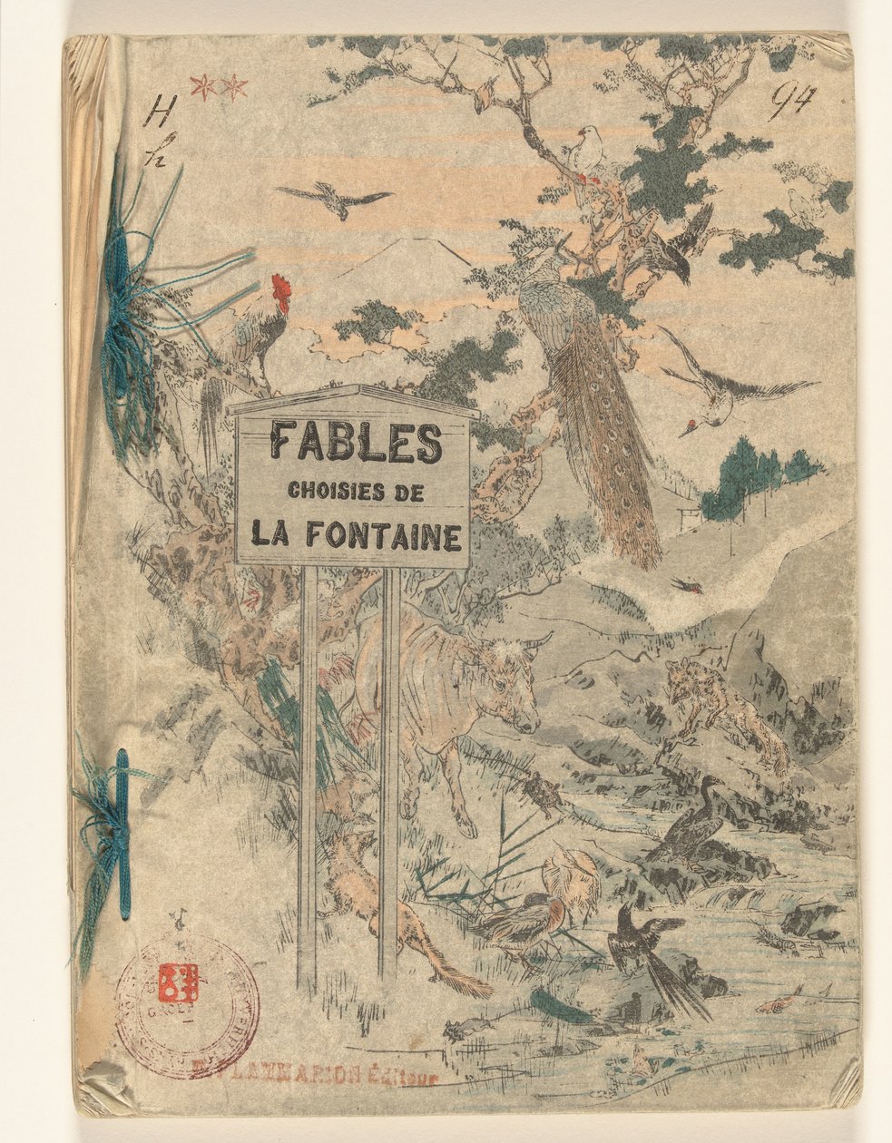 方丹寓言 - 第二部
Fables choisies de la Fontaine - tome second（标题见实物） 作者 让·德拉芳丹