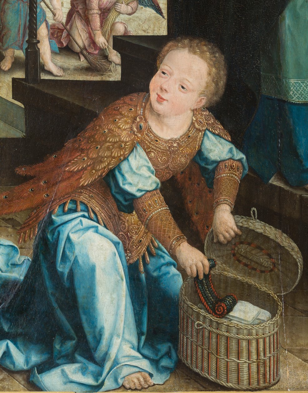 儿童耶稣受难三联画 作者 Jean the Elder (attr. To) Bellegambe