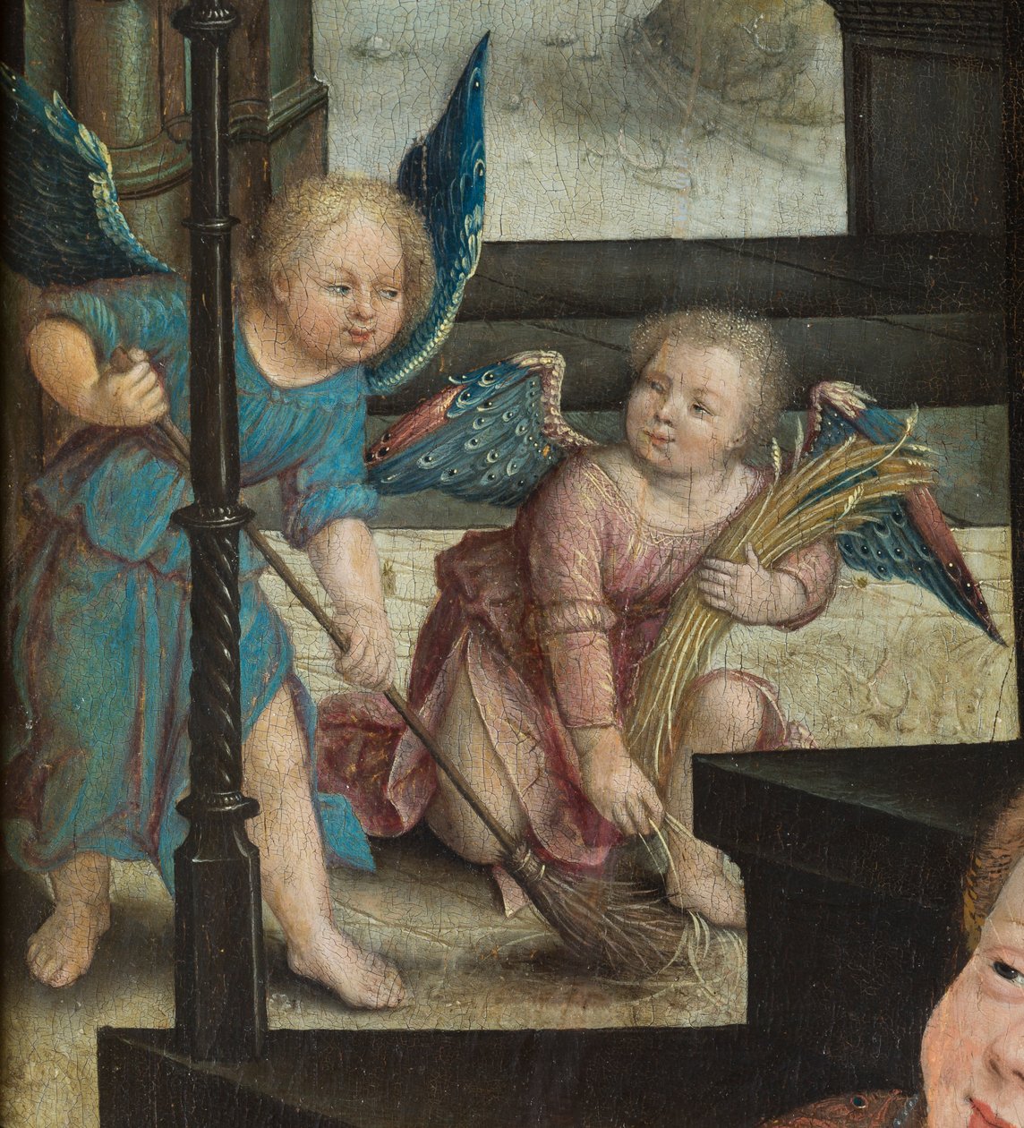 儿童耶稣受难三联画 作者 Jean the Elder (attr. To) Bellegambe