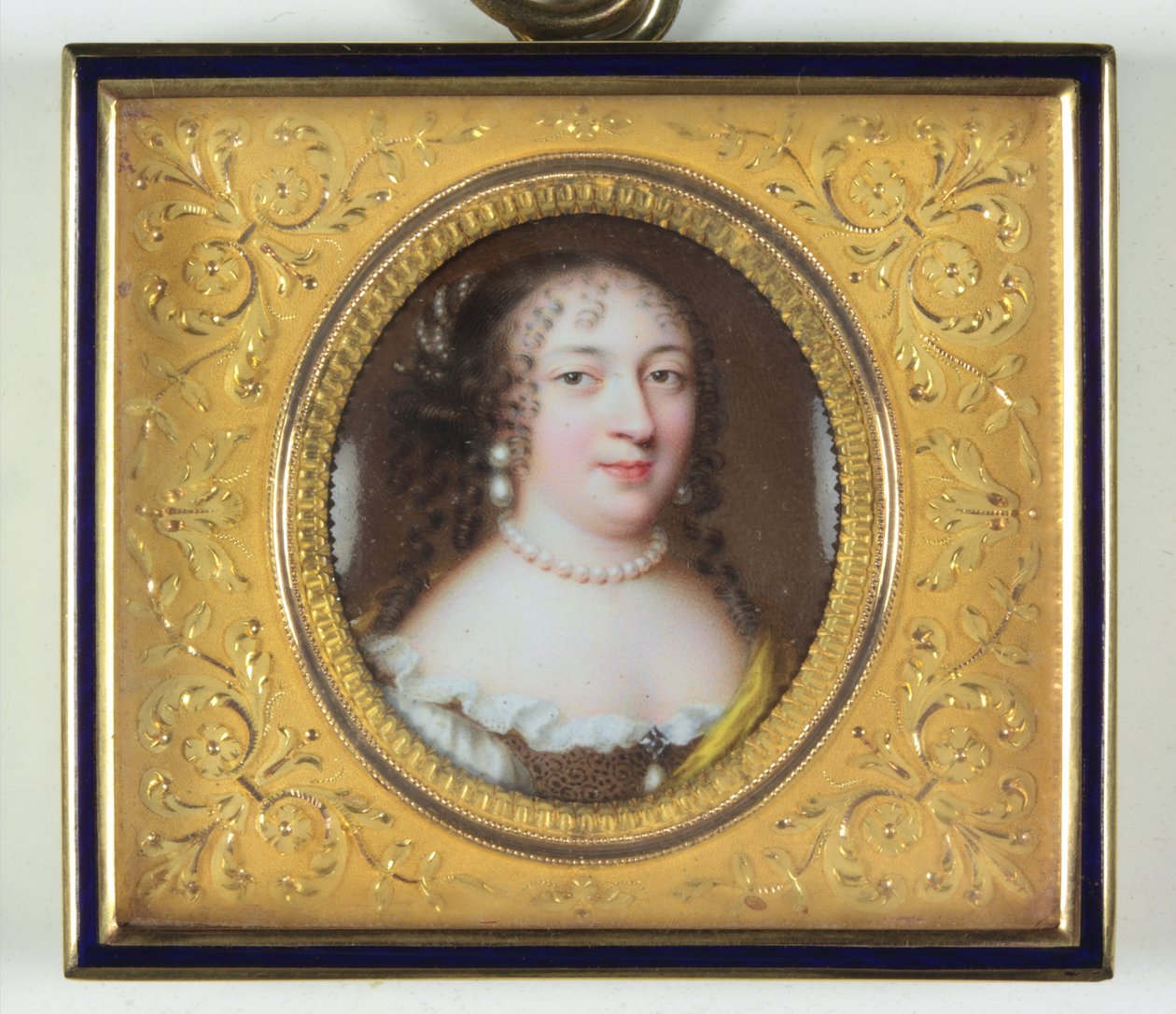 A lady called Madame de Louvois (enamel) 作者 吉恩·佩蒂托特
