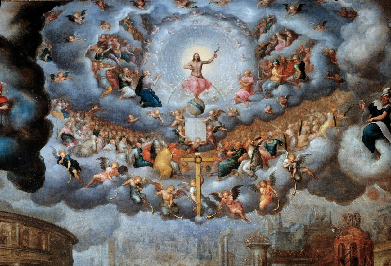 The Last Judgment Detail. Painting by Jean Cousin the Son (1522-1594) 16th century Sun. 1,45x1,42 m 作者 表弟让·小