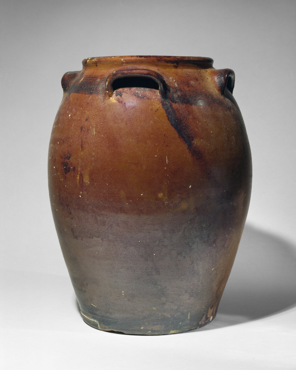 坛子c。 1850（碱性釉质stone器） 作者 杰斐逊·纳什陶器