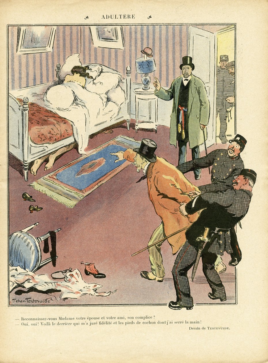 Jehan Testevuide（1873-1924）在《Lire》中的插图 作者 杰汉·泰斯特维德