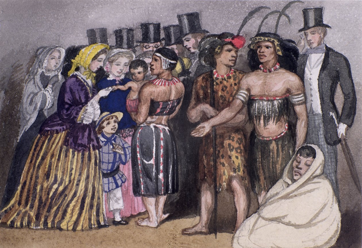 1853年在伦敦与祖鲁人会面 作者 杰米玛·布莱克本（Jemima Blackburn）
