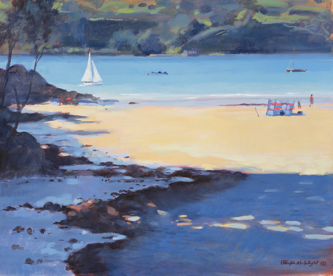 Millbay，Salcombe，1998 作者 詹妮弗赖特