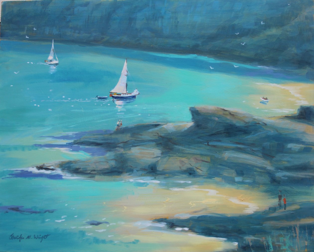 Salcombe Starehole Bay 作者 詹妮弗赖特