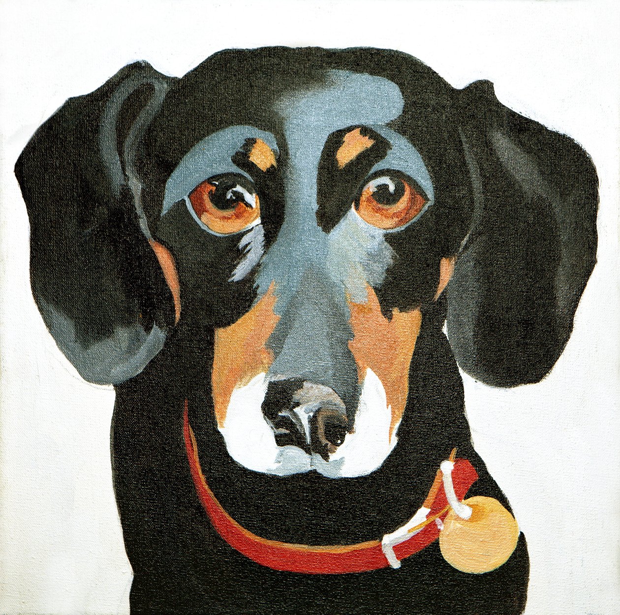 巴斯特》，2012 年（丙烯酸画布） 作者 詹妮弗·阿博特