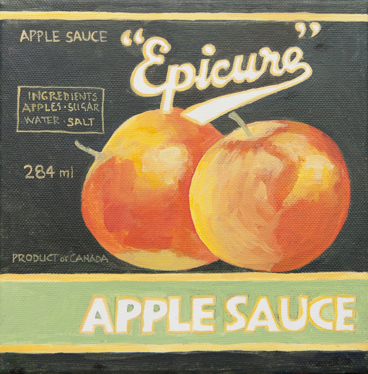 Epicure 苹果酱罐标签（亚克力） 作者 詹妮弗·阿博特