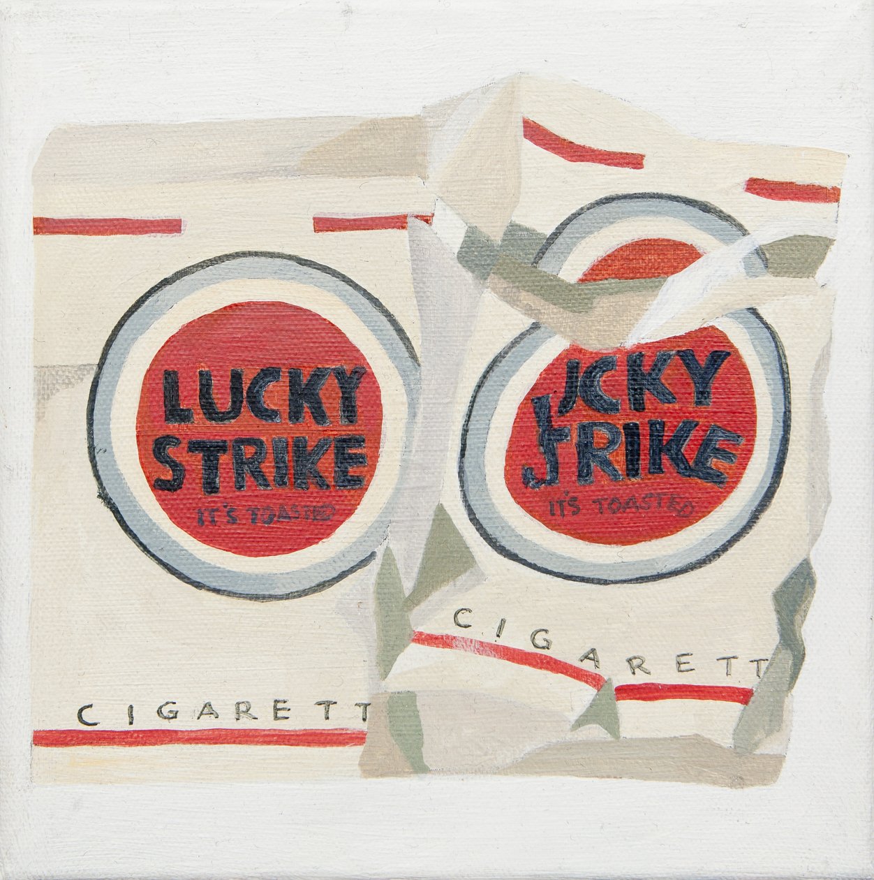 白色 Lucky Strike 烟盒（亚克力材质） 作者 詹妮弗·阿博特