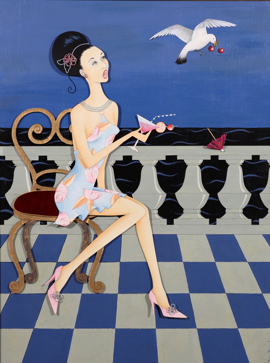 小偷，2008年（丙烯酸船上） 作者 珍妮·巴纳德（Jenny Barnard）
