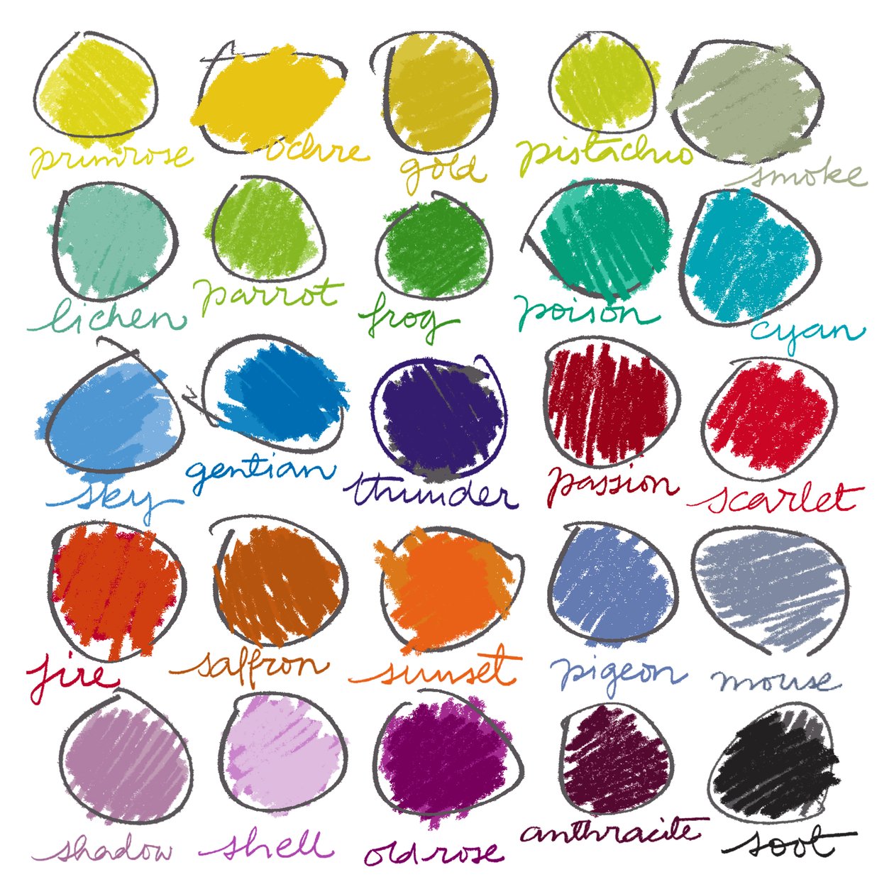 Colour Palette 作者 珍妮·弗兰（Jenny Frean）
