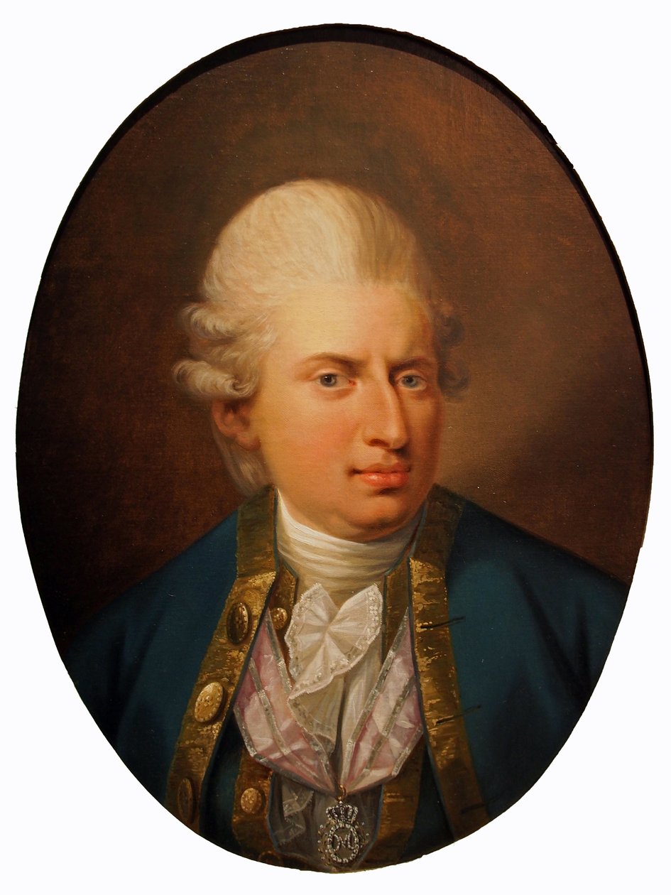 Johann Friedrich Struensee的肖像 作者 詹斯·尤尔
