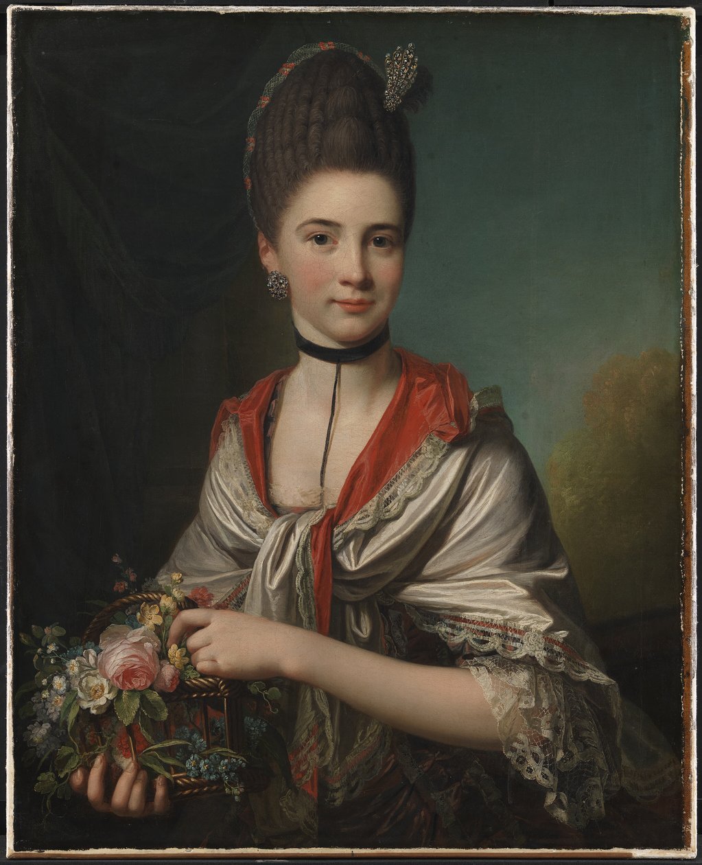 安娜-伊丽莎白-巴蒂尔（Anna Elisabeth Battier, née Storp）的画像 作者 詹斯·尤尔