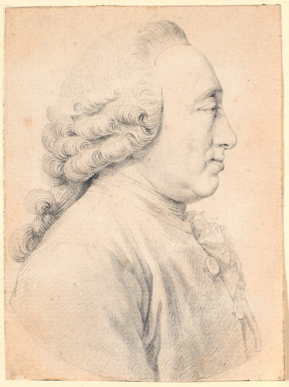 瑞士自然科学家和哲学家查尔斯-波奈（1720-93 年）的肖像 作者 詹斯·尤尔