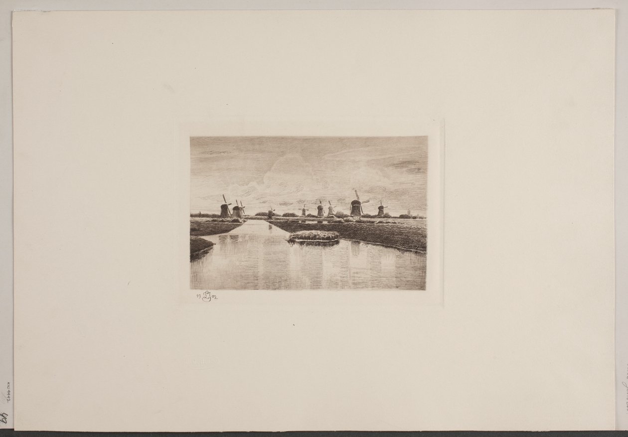 Ved Kinderdijk i Holland 作者 詹森