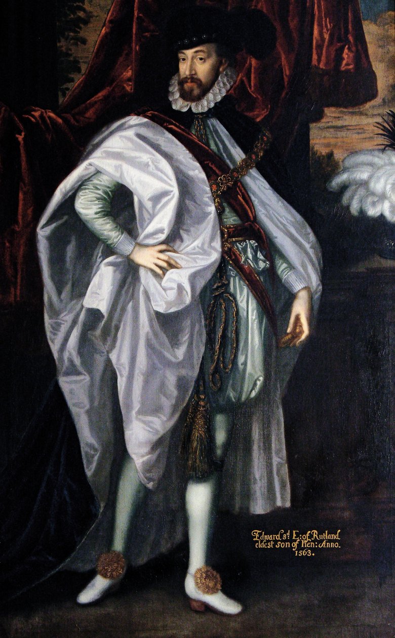 爱德华·曼纳斯，拉特兰的第三伯爵，1675年 作者 耶利米斯·范·德·艾登