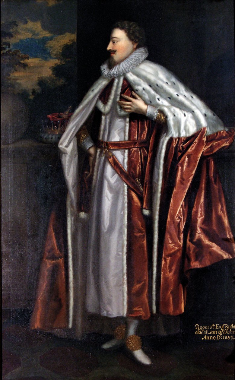 Roger Manners，拉特兰第5伯爵（1576-1612），c.1675 作者 耶利米斯·范·德·艾登