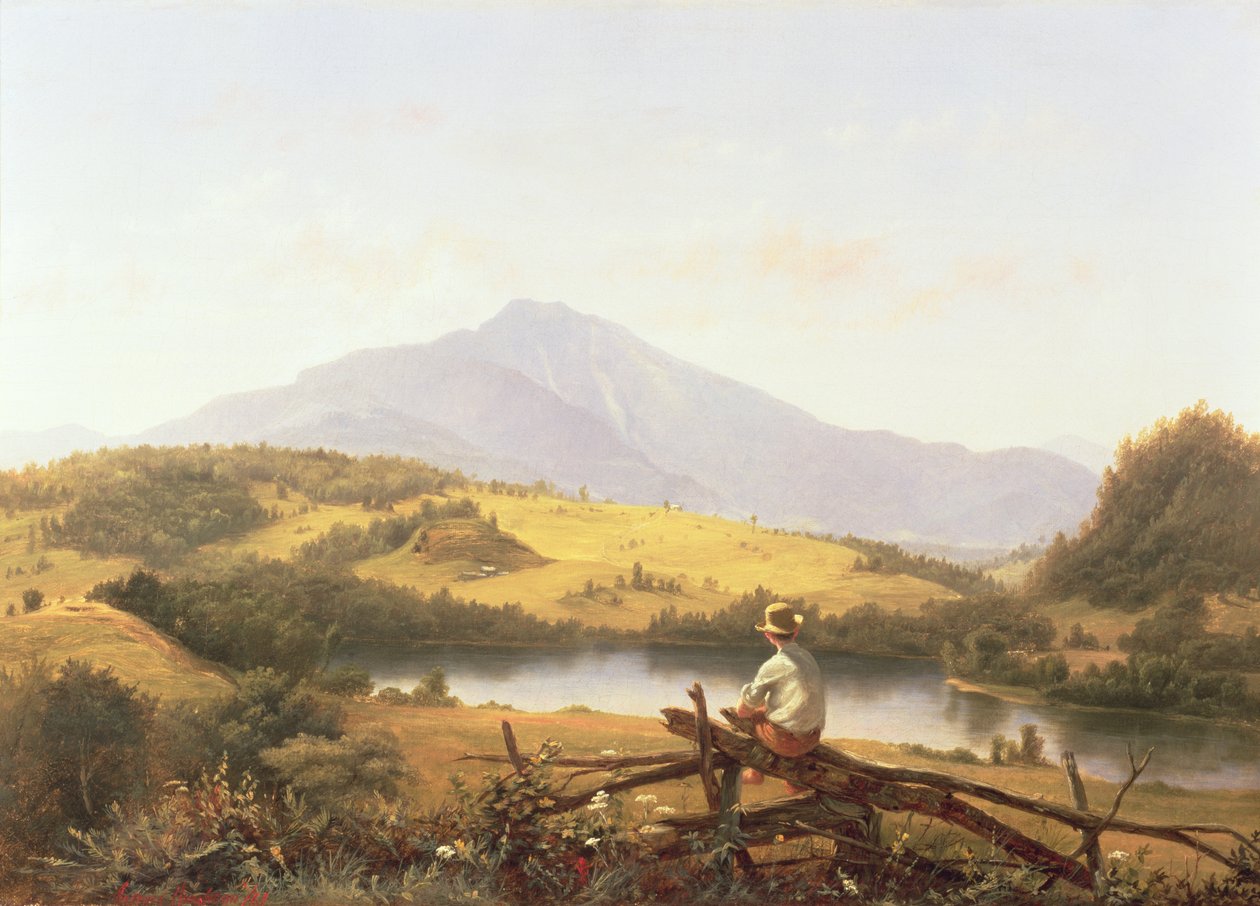 芒斯菲尔德山，佛蒙特州，1861年 作者 杰罗姆·汤普森
