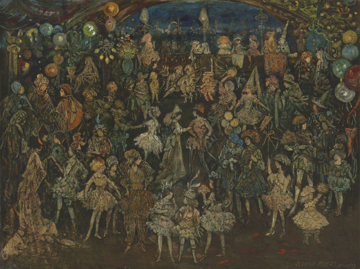 舞蹈幻想，1923年 作者 杰罗姆·迈尔斯（Jerome Myers）