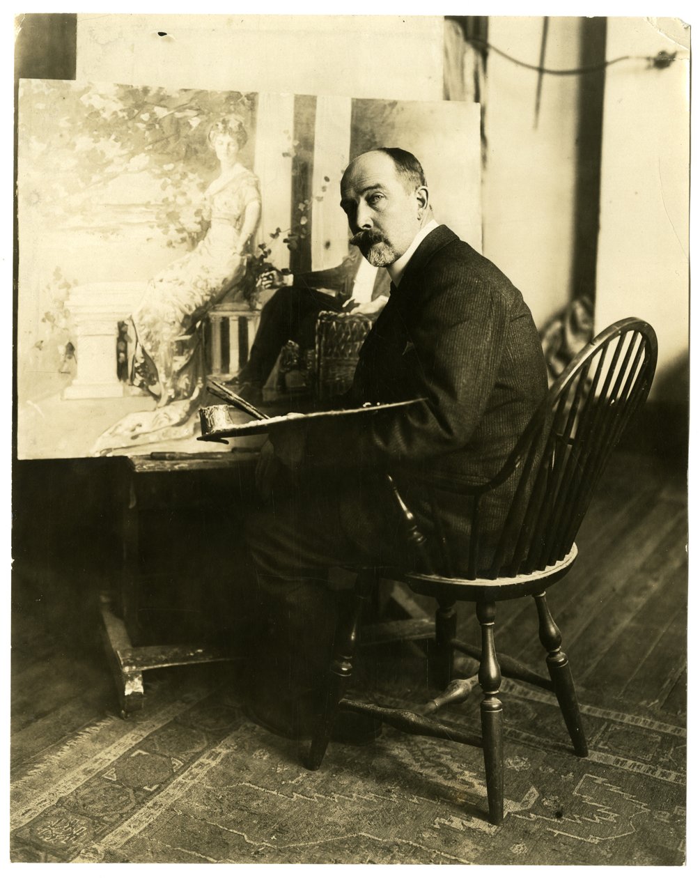 AB文泽尔，约1905-17（明胶银照片 作者 杰西·塔伯·比尔斯（Jessie Tarbox Beals）