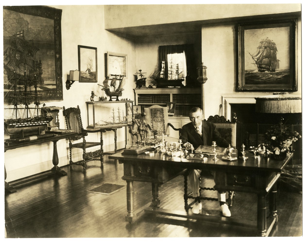 布斯-塔金顿，约1920-28（明胶银照）。 作者 杰西·塔伯·比尔斯（Jessie Tarbox Beals）