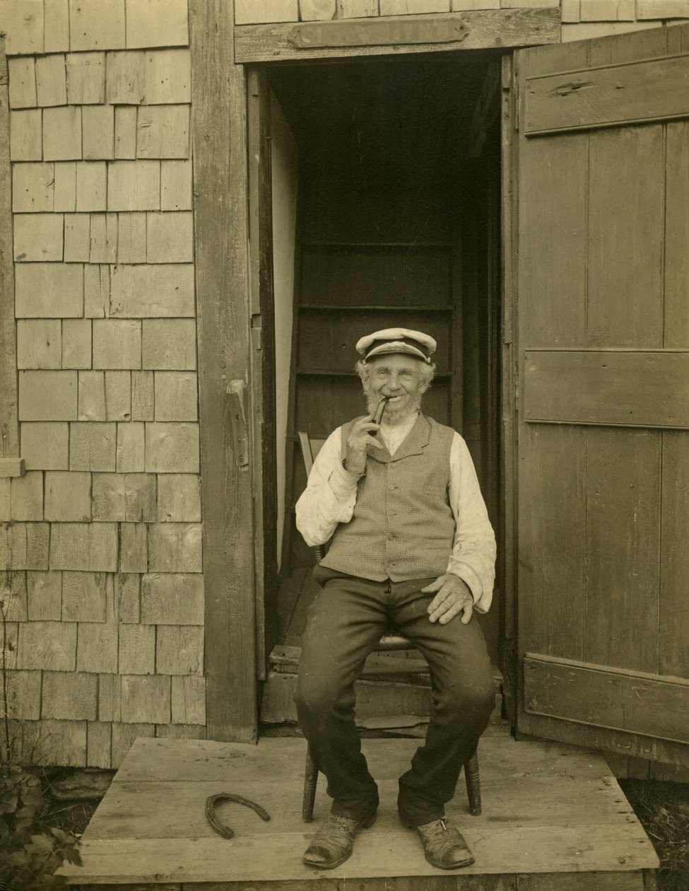 Capt Billy Bowen，Nantucket sea capt，c.1905-09 作者 杰西·塔伯·比尔斯（Jessie Tarbox Beals）
