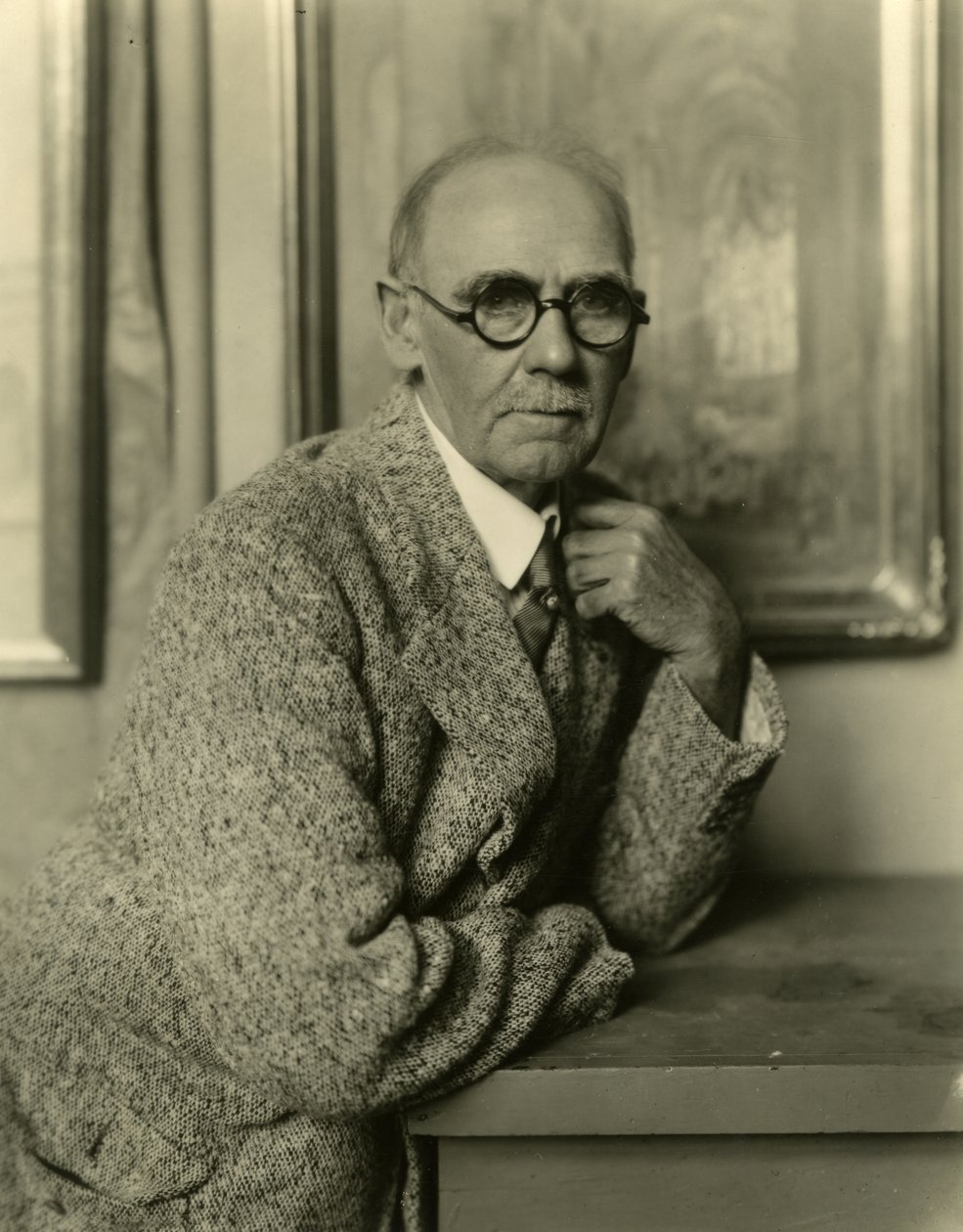 艺术家Colin Campbell Cooper，约1905-31（明胶银照片 作者 杰西·塔伯·比尔斯（Jessie Tarbox Beals）