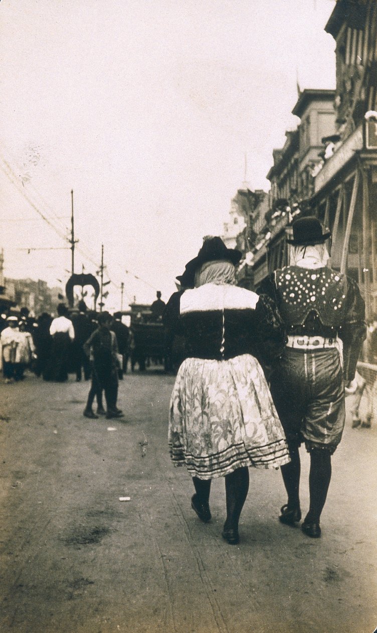 新奥尔良，Mardi Gras，c.1905 作者 杰西·塔伯·比尔斯（Jessie Tarbox Beals）