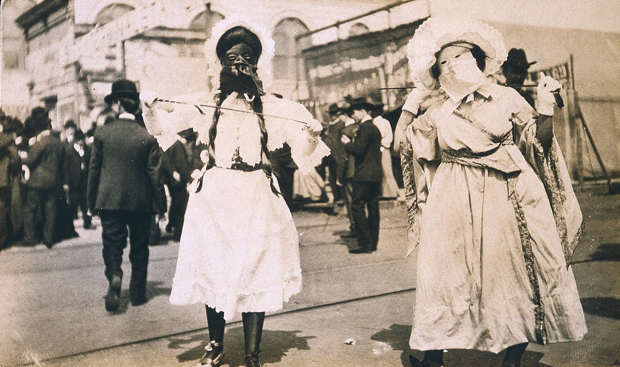 新奥尔良，Mardi Gras，c.1905 作者 杰西·塔伯·比尔斯（Jessie Tarbox Beals）