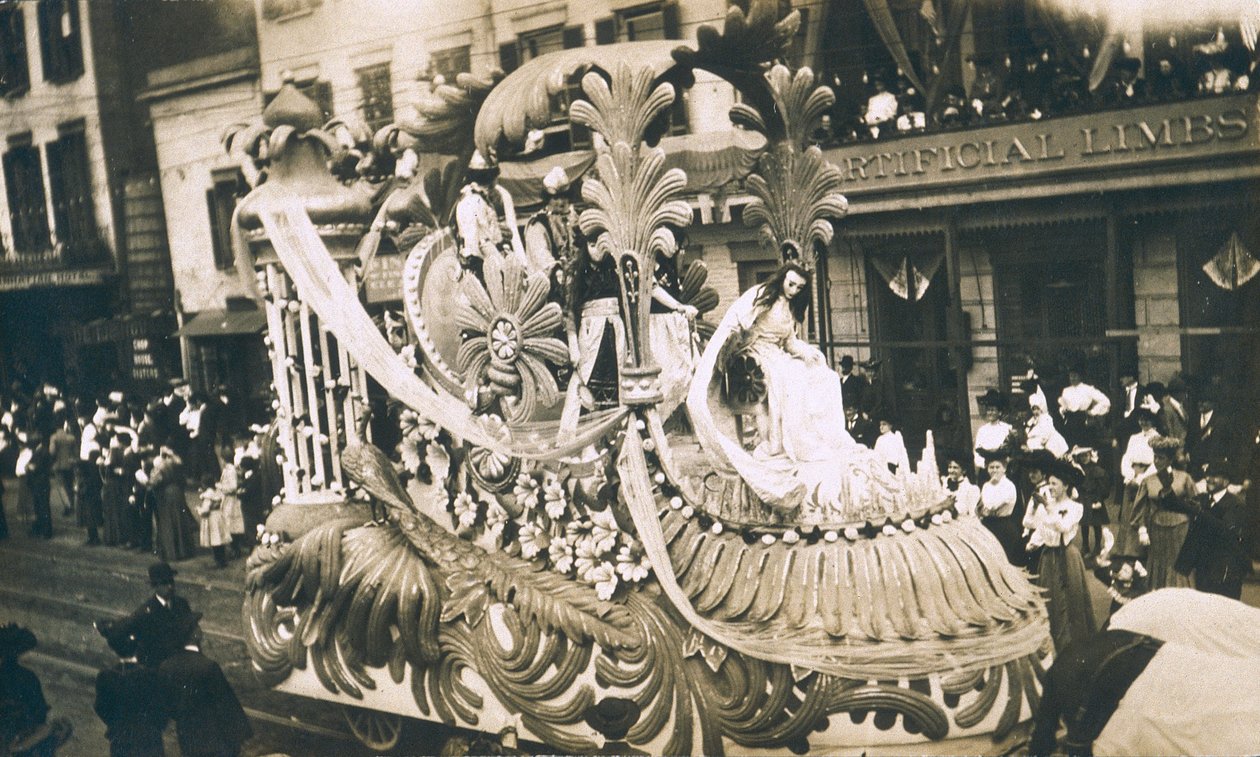 新奥尔良，Mardi Gras，c.1905 作者 杰西·塔伯·比尔斯（Jessie Tarbox Beals）