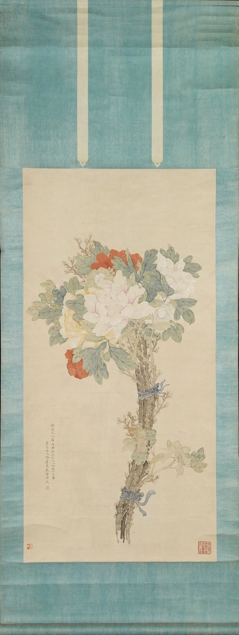 牡丹花束，1891-1908年 作者 苗家辉