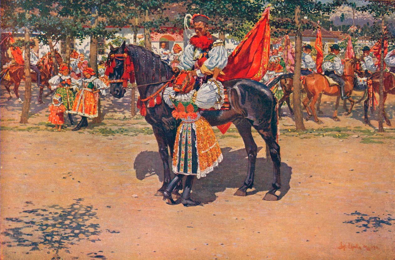 在1911年的电影节上 作者 乔扎·乌普卡（JožaUprka）