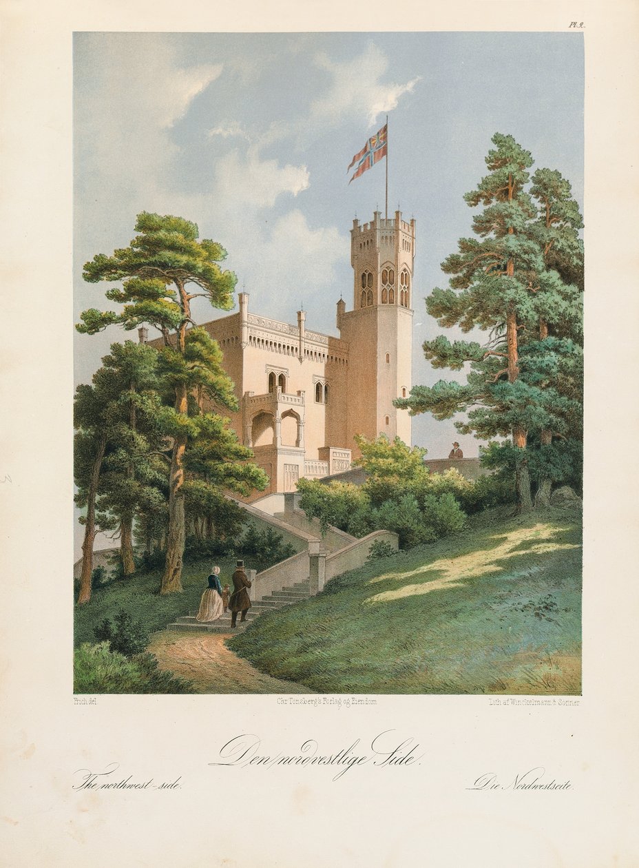 Oscarshal Northwest Side，1852 作者 约阿希姆·弗里希