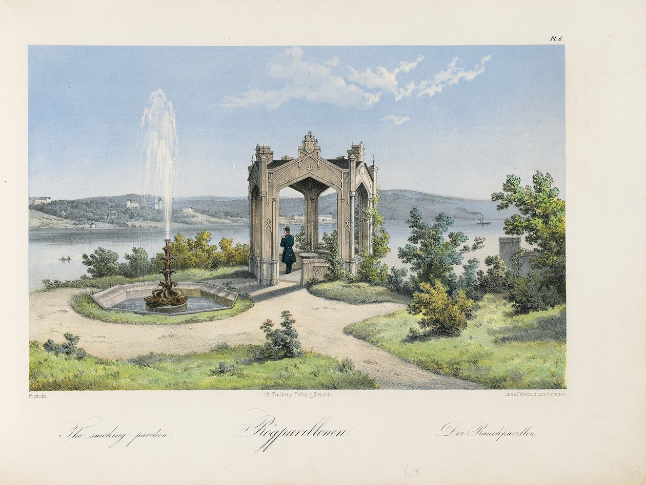 Oscarshal吸烟馆，1852年 作者 约阿希姆·弗里希