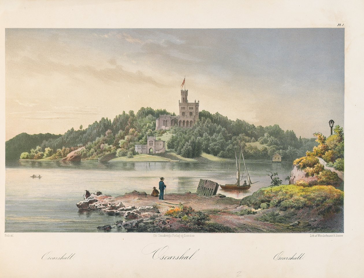 观点的Oscarshal，1852年 作者 约阿希姆·弗里希
