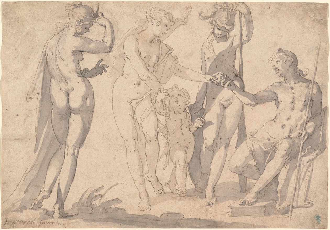 巴黎的审判》（The Judgment of Paris 作者 约阿希姆·安东尼兹·维特维尔
