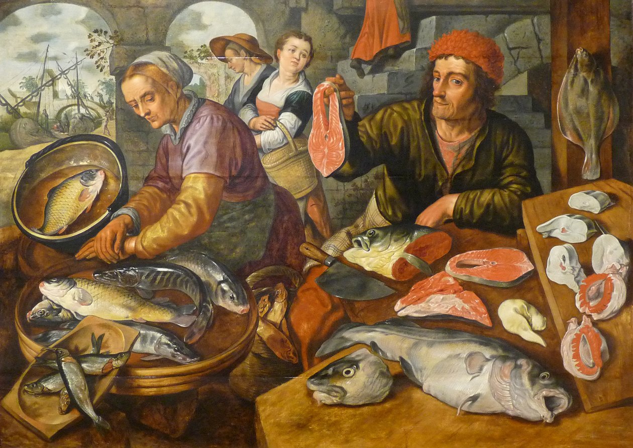 法语: Le Marché aux poissons 鱼市场 作者 约阿希姆·伯克勒