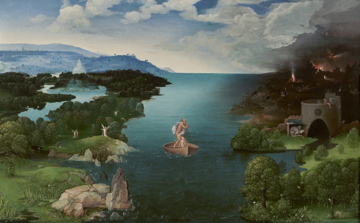 卡戎穿越史泰克斯 作者 约阿希姆·帕蒂尼（Joachim Patinir）