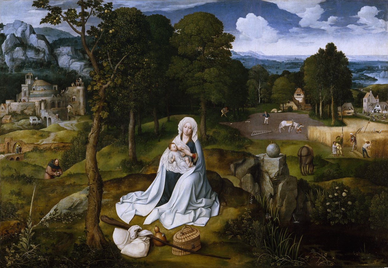 飞往埃及的航班 作者 约阿希姆·帕蒂尼（Joachim Patinir）