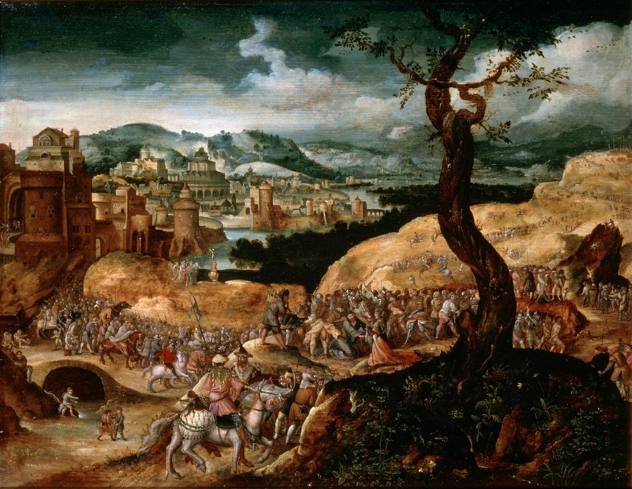 十六世纪初的基督受难记 作者 约阿希姆·帕蒂尼（Joachim Patinir）