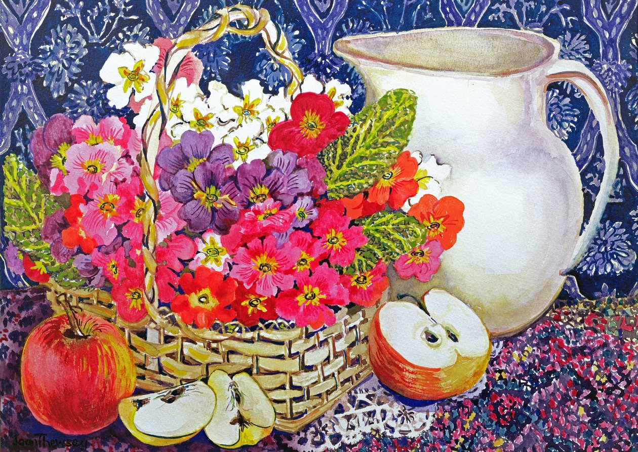 报春花和苹果 作者 琼·瑟西