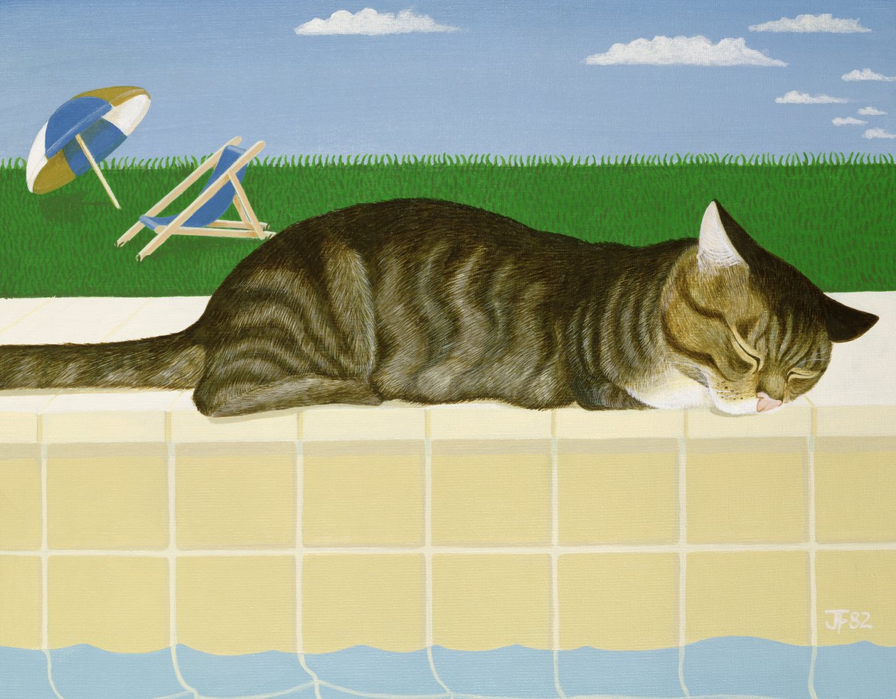 由池的虎斑猫 作者 琼·弗里斯通