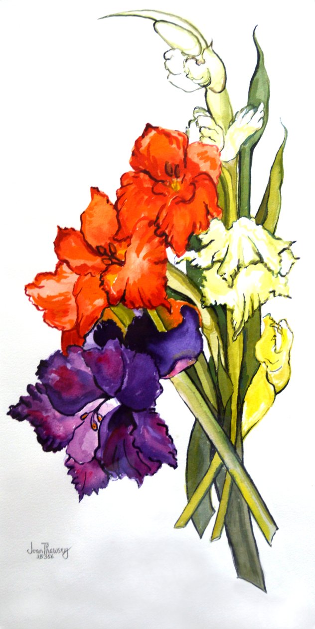 Gladioli，2011 作者 琼·瑟西