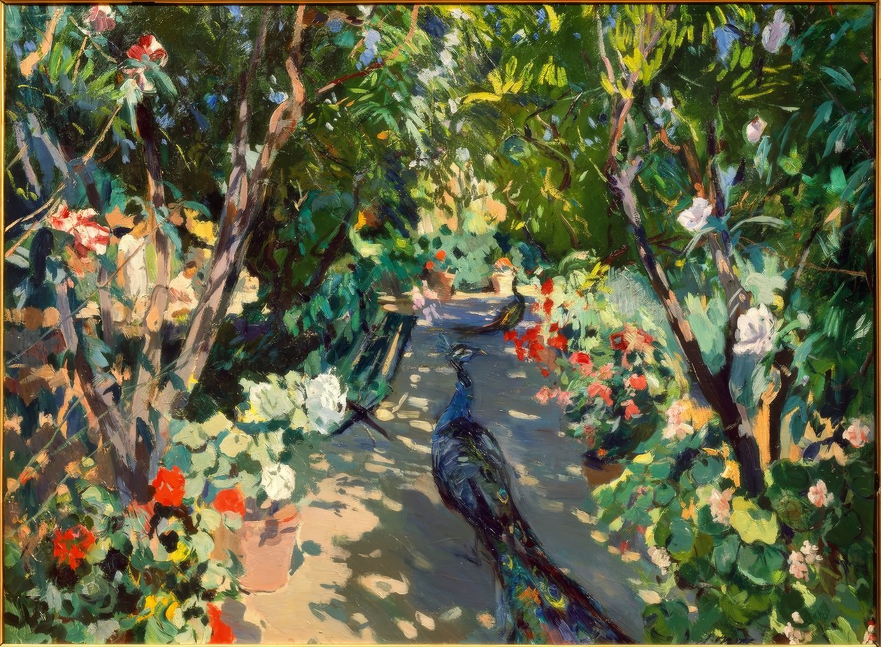 米尔之家的花园 作者 Joaquim Mir i Trinxet