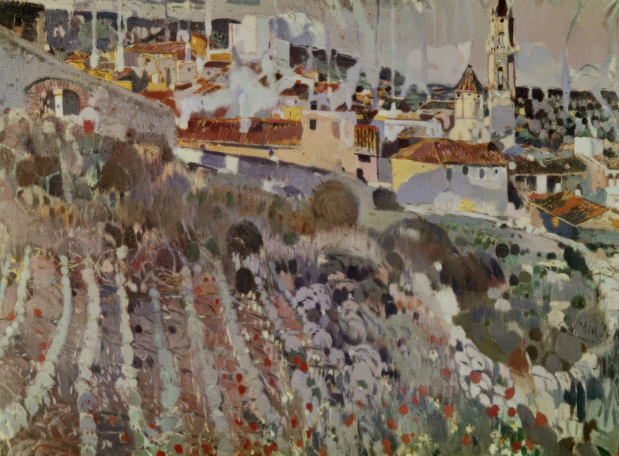 Terrassendorf 作者 Joaquim Mir i Trinxet
