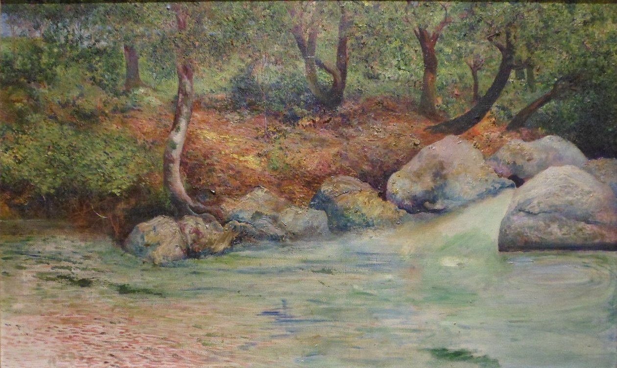 景观与森林和rionEnglish：景观与森林和rivern 作者 华金·克劳塞尔（JoaquínClausell）