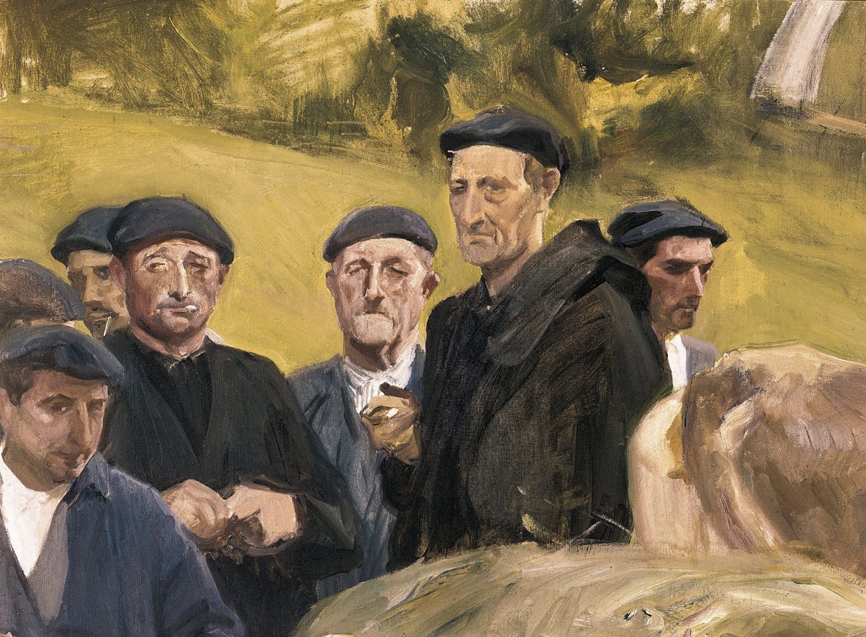 吉普斯夸的类型。 华金·索罗拉 (1863-1923) 作画 布面油画。 私人收藏。 作者 华金·索罗拉