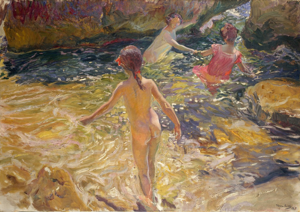 浴室，Jávea 作者 华金·索罗拉