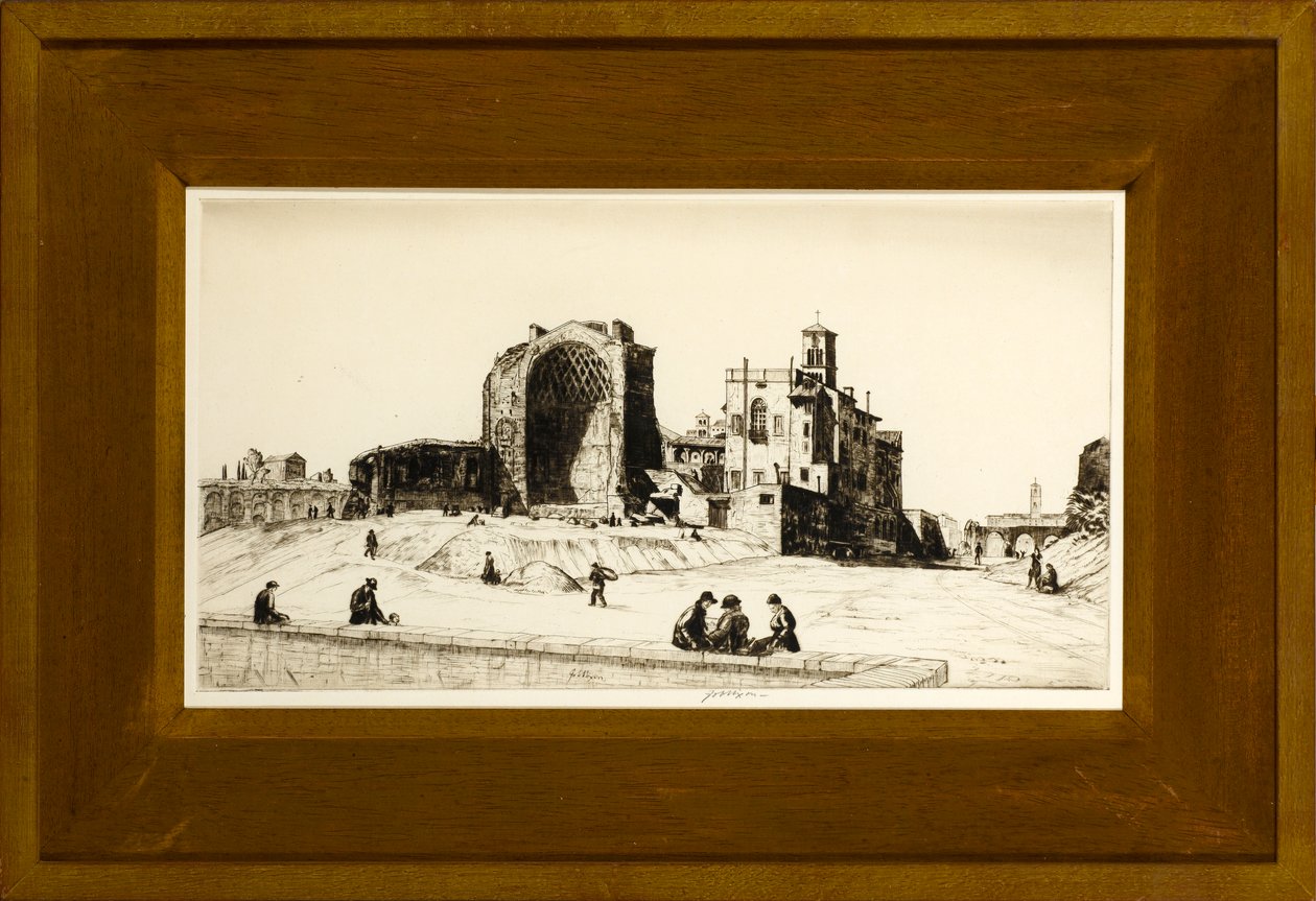 金星寺和罗马，罗马，c.1922 作者 尼克松